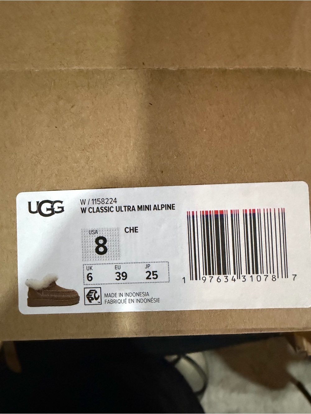 UGG Women's Classic Ultra Mini Alpine Boots NIB - Picture 5 of 9